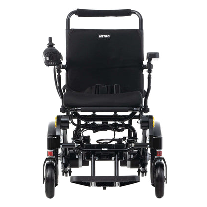 Metro Mobility iTravel Plus Electric Wheelchair - rear view black