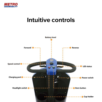 Metro Mobility Patriot Mobility Scooter - control panel brochure