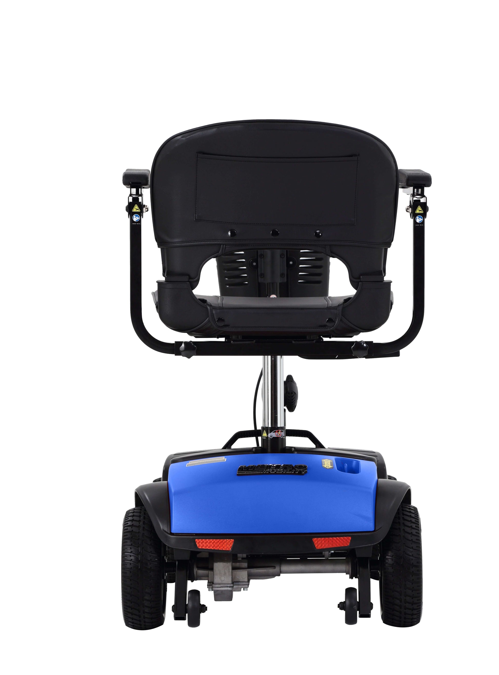 Metro Mobility M1 Lite Mobility Scooter - rear view blue