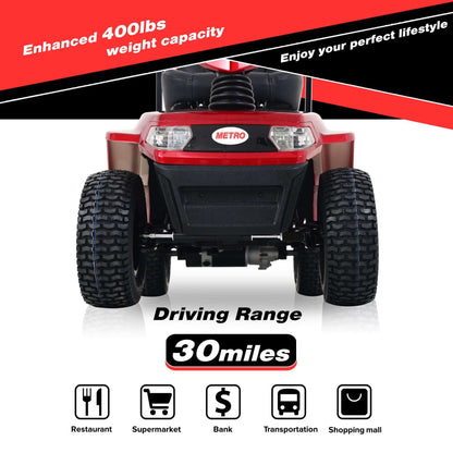 Metro Mobility S800 Mobility Scooter - driving range distance weight capacity brochure