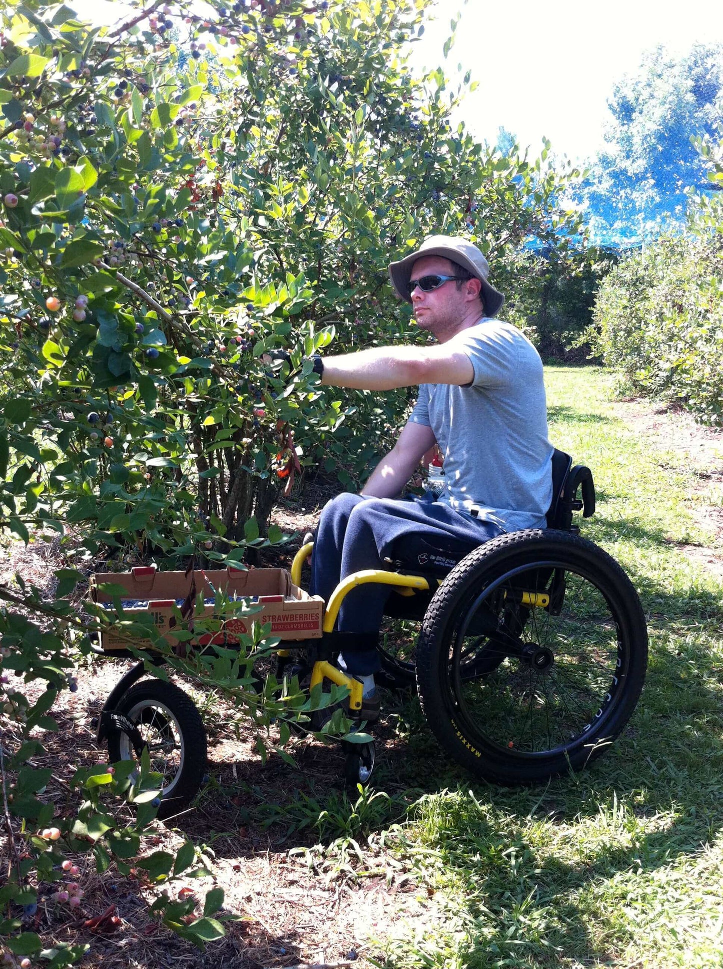 Living Spinal FreeWheel Wheelchair Attachment