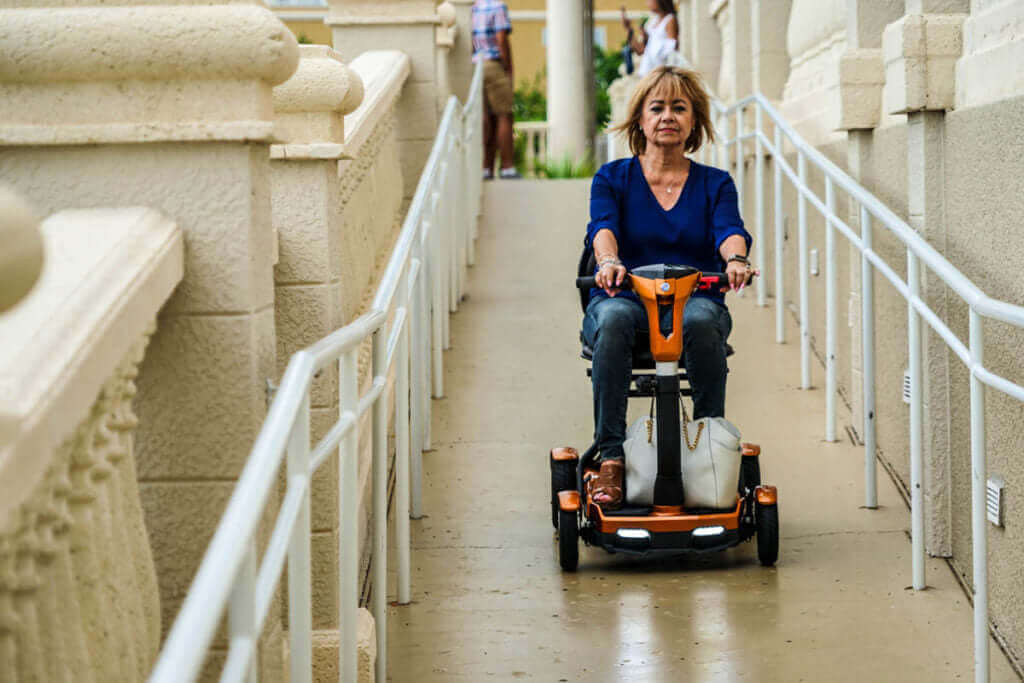 EV Rider TeQno Lightweight Foldable Mobility Scooter