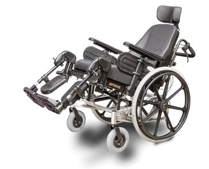 EV Rider Tilt-N-Space Spring Lightweight Manual Reclining Wheelchair