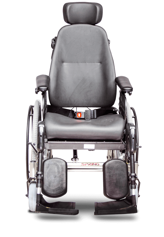 EV Rider Tilt-N-Space Spring Lightweight Manual Reclining Wheelchair