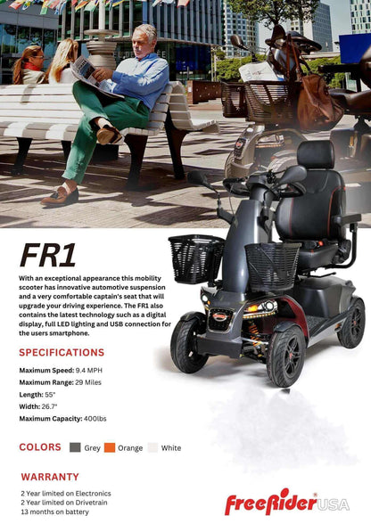 Freerider FR1 Terrain Luxury Mobility Scooter