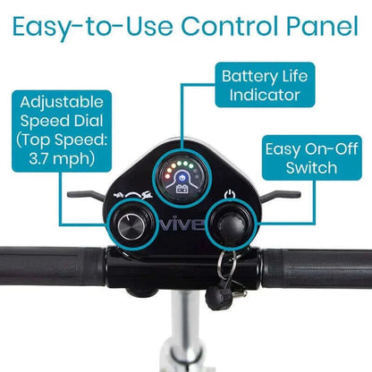 Vive Mobility Super Lightweight Folding Portable Travel Scooter