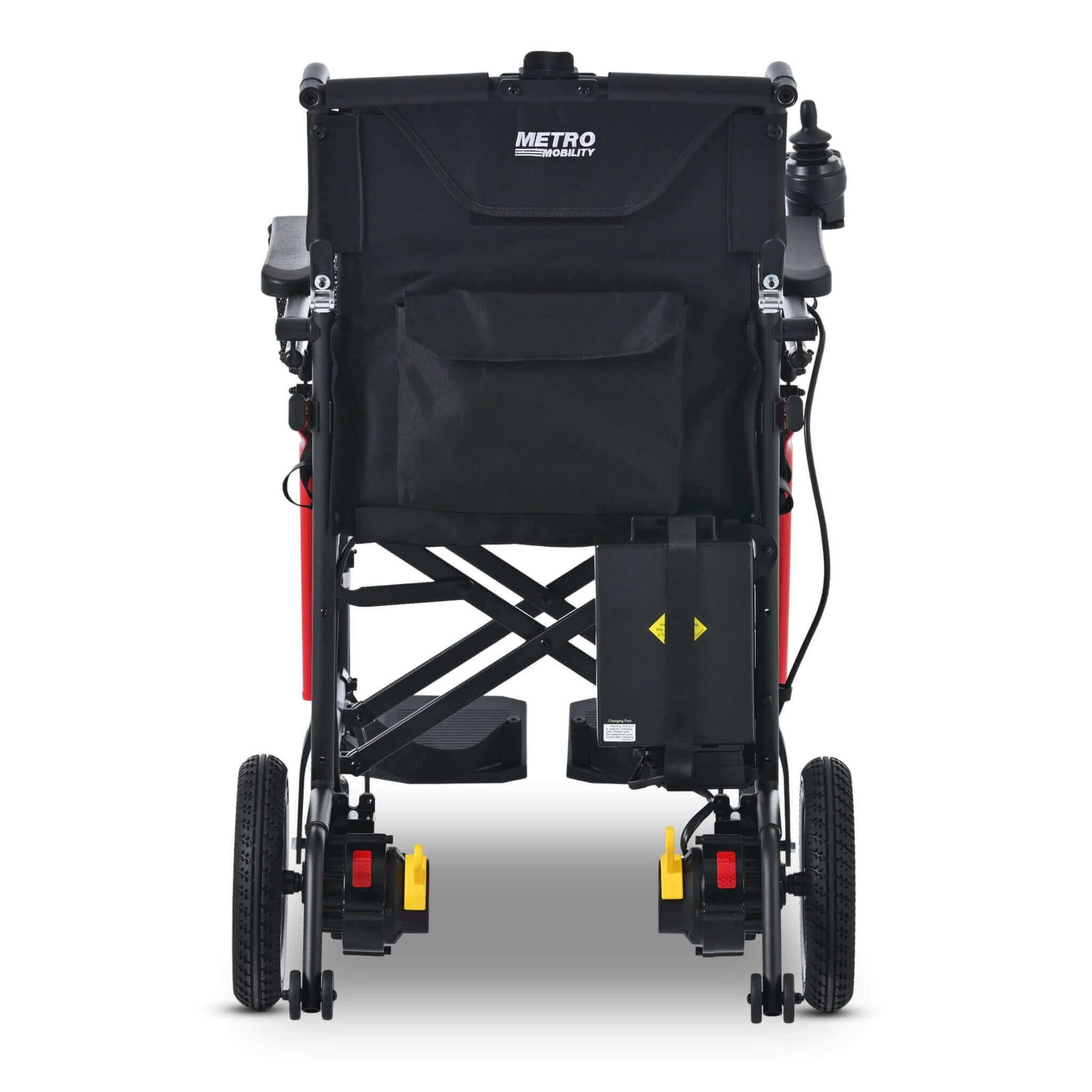 Metro Mobility iTravel Lite Electric Wheelchair - rear view black