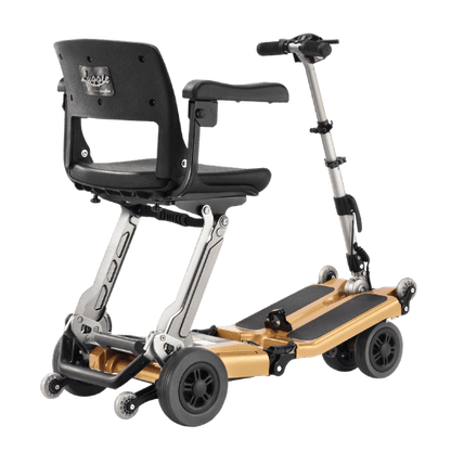 FreeRider Luggie Golden Elite Folding Mobility Scooter with Omni Suspension