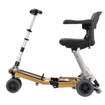 FreeRider Luggie Golden Elite Folding Mobility Scooter with Omni Suspension