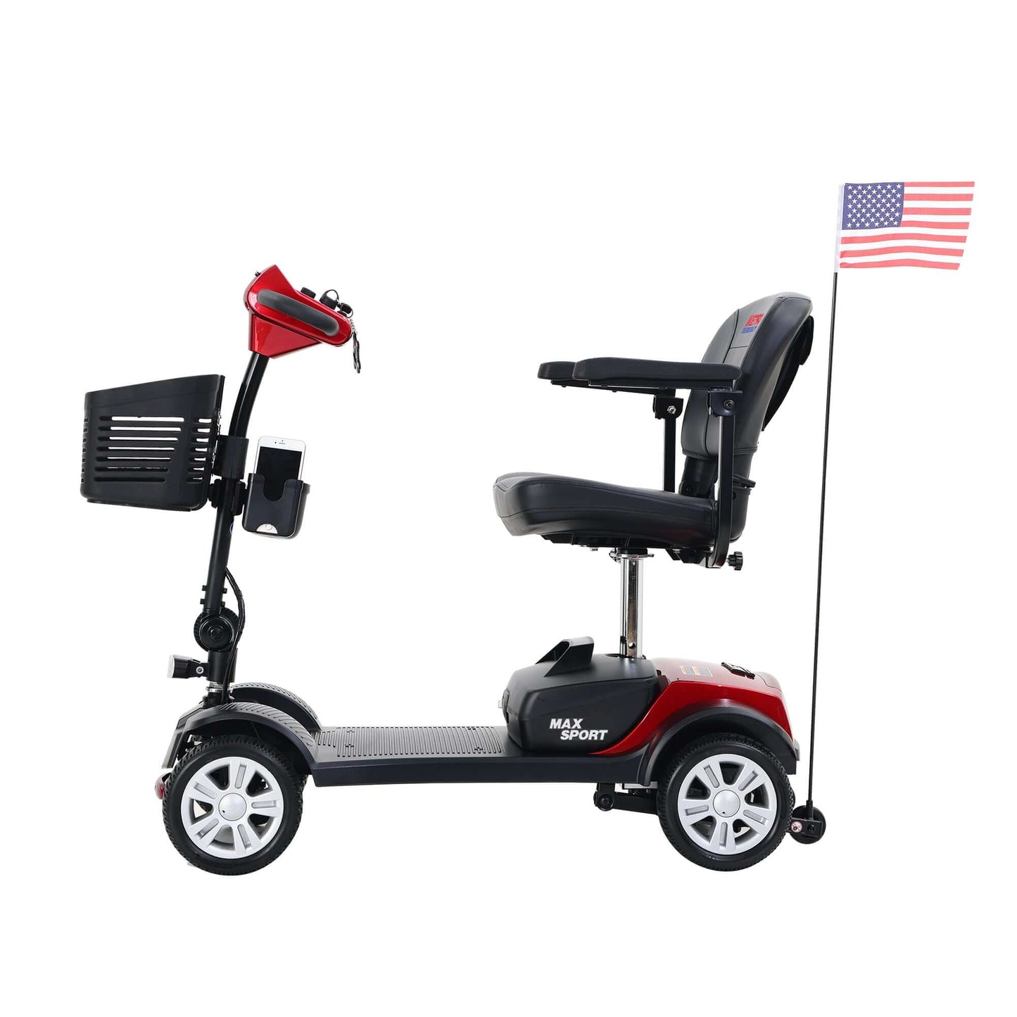 Metro Mobility Max Sport Mobility Scooter - left side view