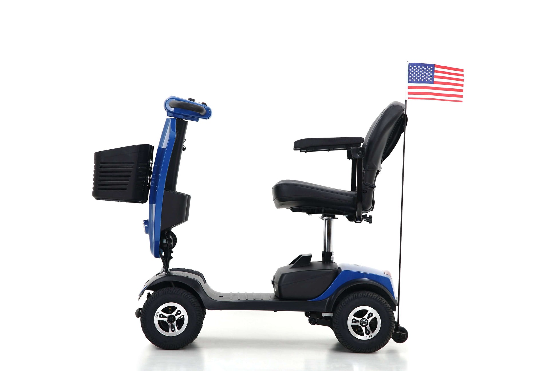 Metro Mobility Patriot Mobility Scooter - left side view