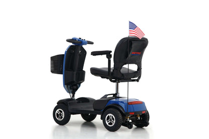 Metro Mobility Patriot Mobility Scooter - rear left side view