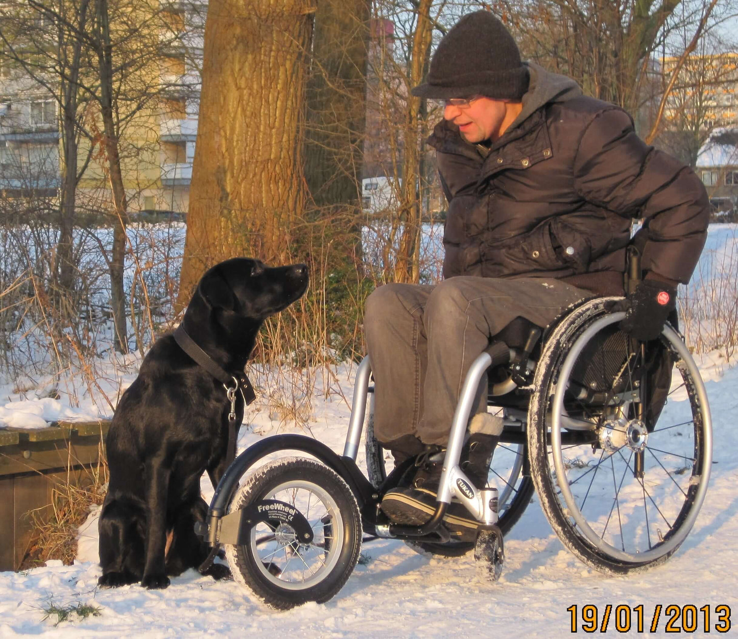 Living Spinal FreeWheel Wheelchair Attachment