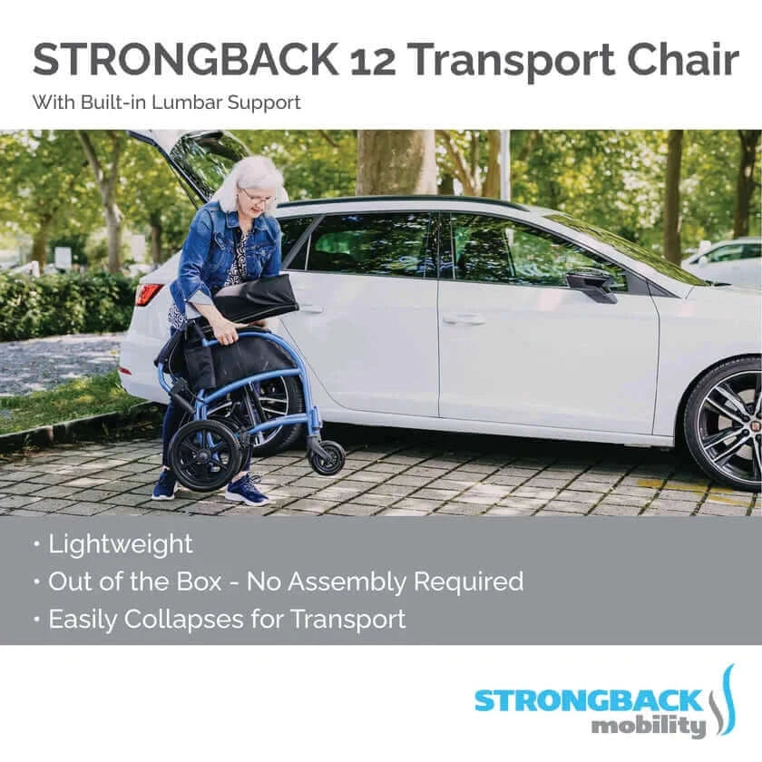 Strongback Mobility Excursion 12 Transport Wheelchair