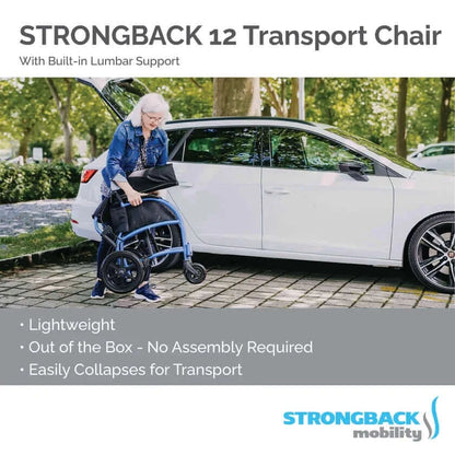 Strongback Mobility Excursion 12 Transport Wheelchair