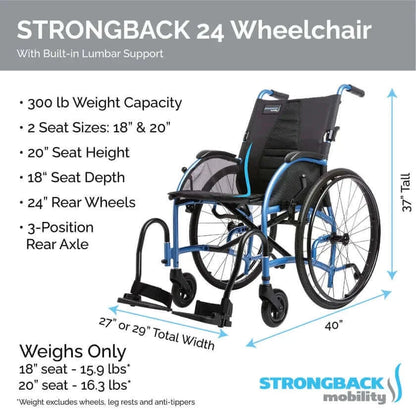 Strongback Mobility Comfort 24 Wheelchair