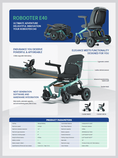 Robooter E40 Electric Wheelchair