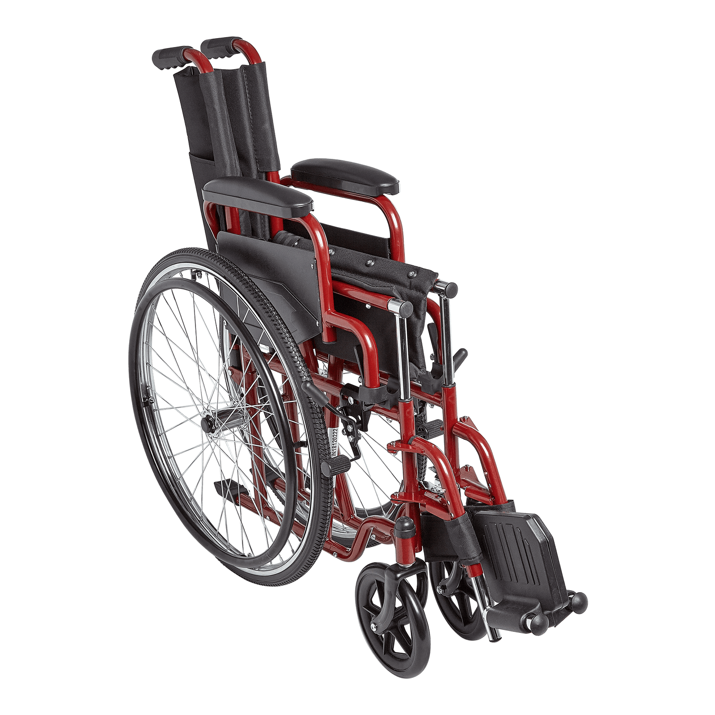 Circle Specialty Ziggo ZG1400 Wheelchair - front right side angle folded view