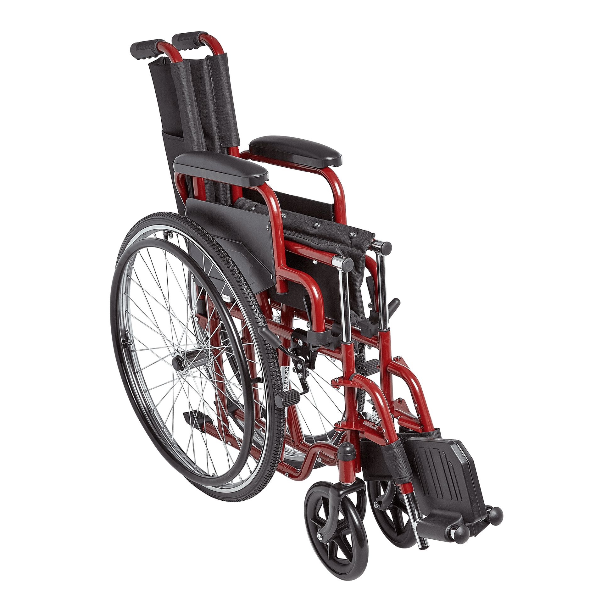 Circle Specialty Ziggo ZG1400 Wheelchair - front right side angle folded view