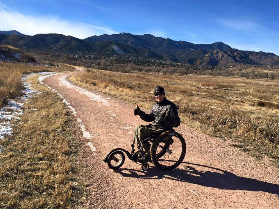 Living Spinal FreeWheel Wheelchair Attachment