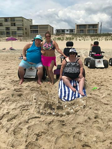 Sand Helper Power Beach Wheelchair