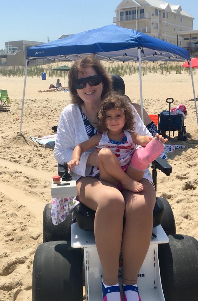 Sand Helper Power Beach Wheelchair