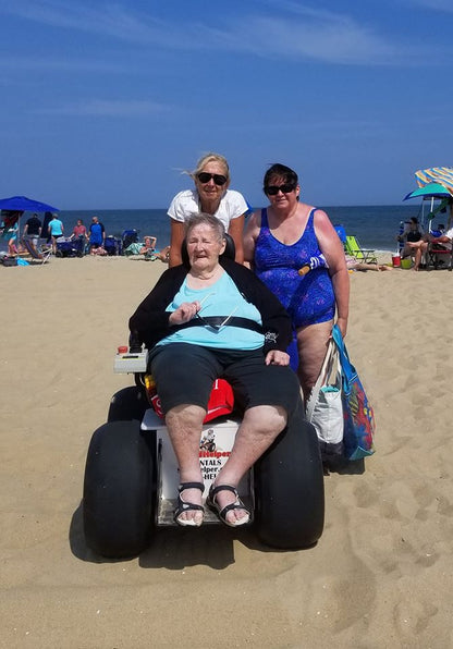 Sand Helper Power Beach Wheelchair