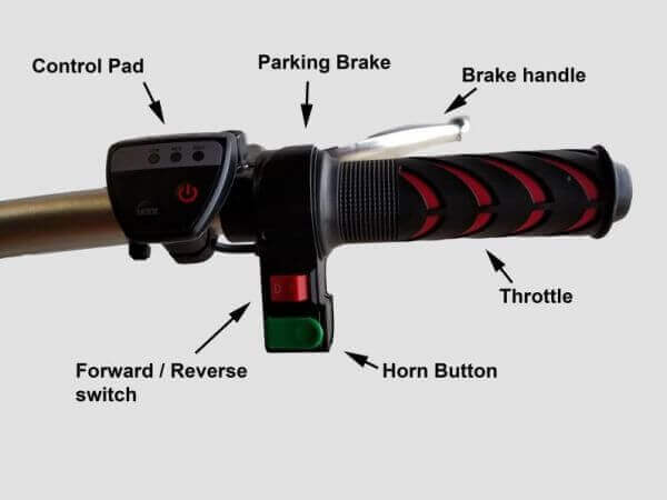 HandyScoot Lightweight Travel Mobility Scooter