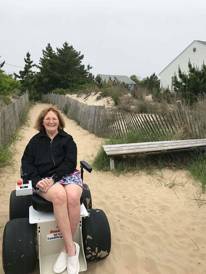 Sand Helper Power Beach Wheelchair