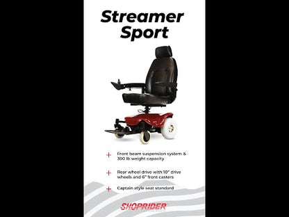 Shoprider Streamer Sport Rear-Wheel Drive Power Chair 888WA