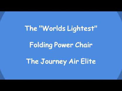 "Worlds Lightest" Foldable Power Chair The Journey Air Elite