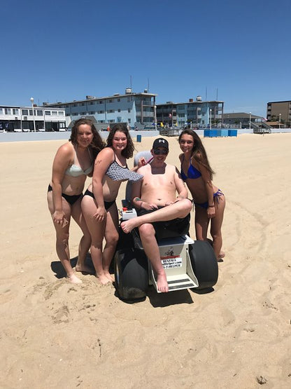 Sand Helper Power Beach Wheelchair