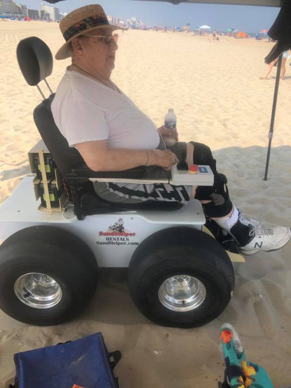 Sand Helper Power Beach Wheelchair