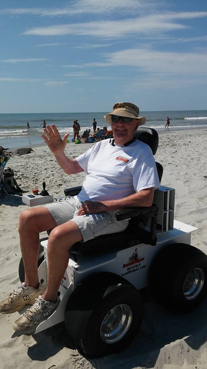 Sand Helper Power Beach Wheelchair